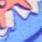 BLUE / DARK ORANGE
