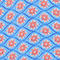 BLUE / DARK ORANGE