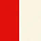 CREME / DUNKELBRAUN / ROT