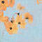 HELLBLAU / DUNKELBRAUN / ORANGE