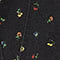 C9239 Black Petite Flower