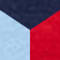 BLEU FONCÉ / ROUGE / BLEU CLAIR