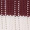 BLANC / ROUGE FONCÉ