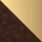 DARK BROWN / GOLD