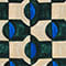 BEIGE / DARK GREEN / BLUE