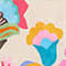 BEIGE / FUCHSIA / BLAU
