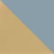 GOLD/ LIGHT BLUE