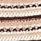 BEIGE / DARK BROWN / WHITE