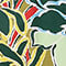 OLIVE / JAUNE / BLEU CLAIR