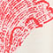 CREAM / PINK / RED