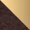 MARRON FONCÉ / GOUD
