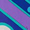TURQUOISE / PAARS / WIT