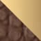 DARK BROWN / GOLD