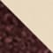DARK RED / CREAM