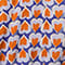 ORANGE FONCÉ / BLEU CLAIR / BLEU FONCÉ