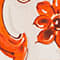ORANGE / WEISS