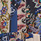 DARK BLUE / PINK / CREAM