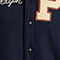DARK BLUE / ECRU / ORANGE
