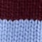 ROUGE FONCÉ / BLEU CLAIR