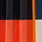 DONKERBLAUW / ECRU / NEONORANJE