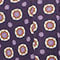 DARK PURPLE / LIGHT PURPLE / ORANGE