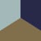 BLEU FONCÉ / BLEU GRIS / OLIVE