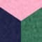 DARK BLUE / PINK / GREEN