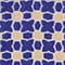 BLAU / BEIGE / CREME