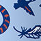 LICHTBLAUW / ORANJE / DONKERBLAUW