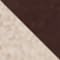 BEIGE / MARRON FONCÉ / BLANC