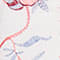 WHITE / LIGHT RED / LIGHT BLUE