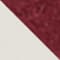WHITE / DARK RED
