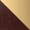 DARK BROWN / GOLD
