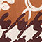 BRUIN / MARRON FONCÉ / ECRU