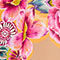 BEIGE / PINK / DUNKELBLAU