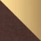 DARK BROWN / GOLD