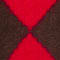 DARK BROWN / RED / WHITE