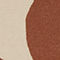 CREAM / DARK BROWN