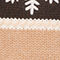 CAMEL / MARRON FONCÉ / ECRU