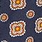 BLEU FONCÉ / ÉCRU / ORANGE FONCÉ
