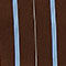 DARK BROWN / LIGHT BLUE / WHITE