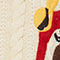 CREAM / DARK BROWN / YELLOW