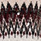 LIGHT GRAY / DARK RED / BLACK