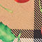 BEIGE / ROOD / GROEN