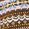 DARK BROWN / YELLOW / LIGHT BLUE