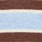 LIGHT BLUE / DARK BROWN / WHITE