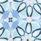 HELLBLAU / BEIGE / WEISS