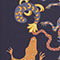 DUNKELBLAU / CAMEL / OLIV