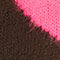 MARRON FONCÉ / ROSE FUCHSIA FLUO