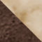 MARRON FONCÉ / CRÈME / ZWART